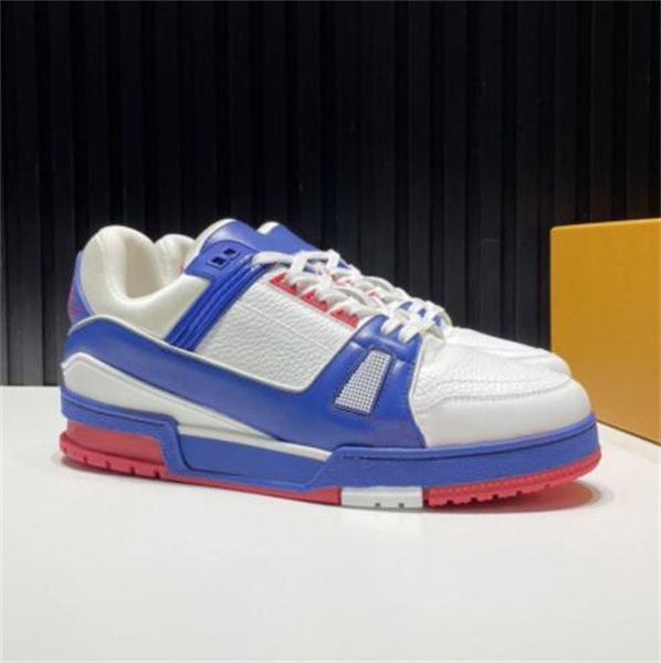 

designer men causal shoes fashion woman leather lace up platform sole sneakers white black women shoes