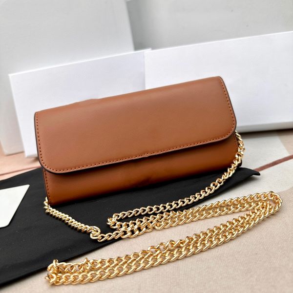 

fashion triumphal arch shoulder bag classic chain women flip chain bag leather metal logo designer luxury bag
