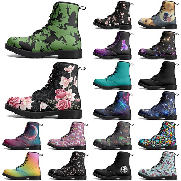 

DIY Classic Martin Boots Non-slip autumn winter man women trend Versatile warm Elevated Casual Customized Boots 67661