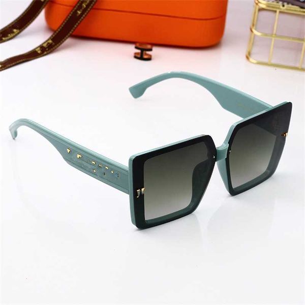 

designer sunglasses sunglasses women's advanced sense ins net red tiktok same fashion large frame thin korean h-letter, White;black