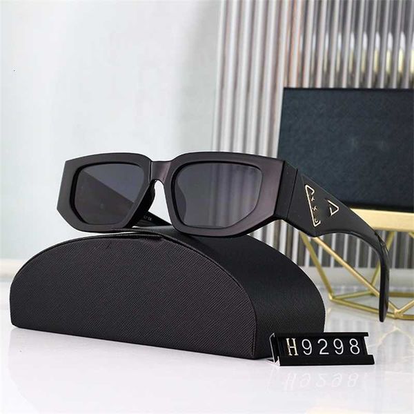 

designer sunglasses 2023 new box sunglasses versatile overseas glasses women's small frame, White;black