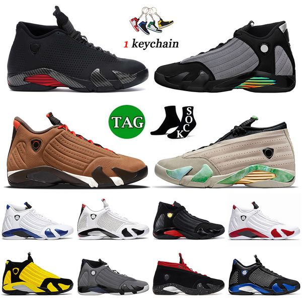 

jumpman 14 14s og basketball shoes men sports sneakers se black red particle grey winterized fortune hyper royal last slight graphite traine