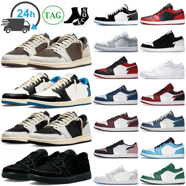 

jumpman 1 low basketball shoes men women 1s lows black phantom olive reverse mocha concord wolf grey true blue bred shadow toe mens trainers