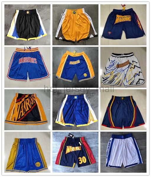 

golden state''warriors''men retro basketball shorts pocket size s-2xl short, Black
