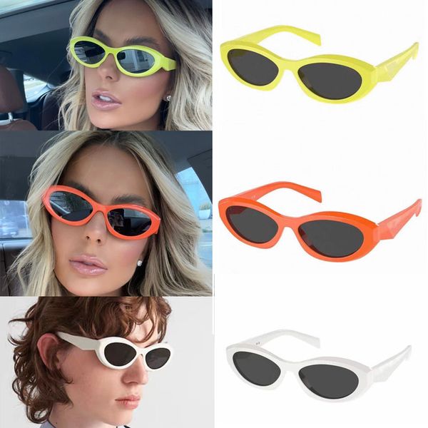 

Luxury small Frame Sunglasses Womens Fashion Designer PR26 High quality Mens outdoor personality Acetate fiber Sunglasses with engraved logo on the leg
