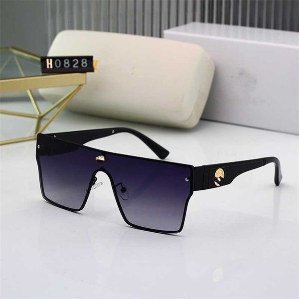 

designer sunglasses 2023 new men's sunglasses overseas conjoined online red live glasses female anti-ultraviolet, White;black