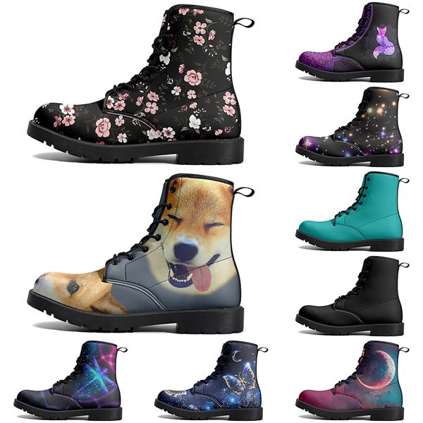 

DIY Classic Martin Boots Non-slip autumn winter man women Versatile fashion warm Fashion Versatile Elevated Casual Customized Boots 68512