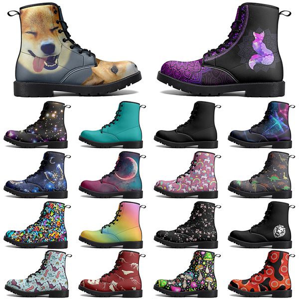 

DIY Classic Martin Boots Non-slip autumn winter man women trend Versatile warm Elevated Casual Customized Boots 66220