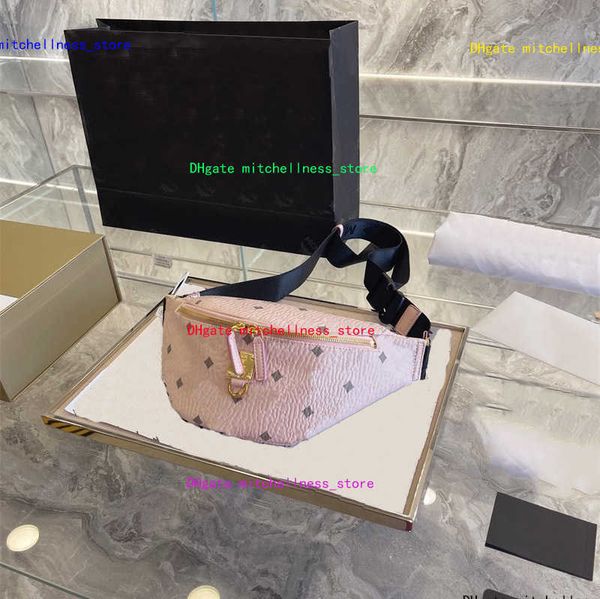 

2021 latest straddle famous bag waist bags temperament classic cognac bumbag nylon knitted wide shoulder strap comfortable and versatile