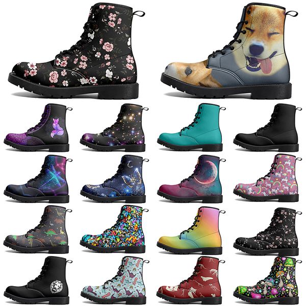 

DIY Classic Martin Boots Non-slip autumn winter man women hight cut Versatile fashion warm Elevated Casual Customized Boots 70639