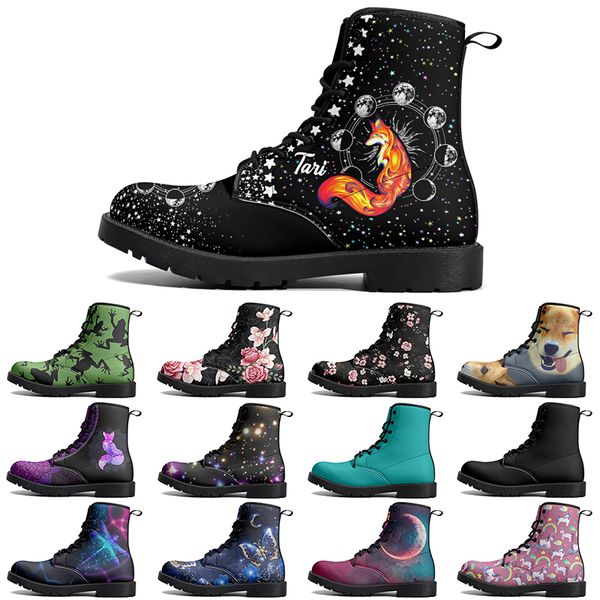 

DIY Classic Martin Boots Non-slip autumn winter man women Versatile fashion warm Fashion Versatile Elevated Casual Customized Boots 66229