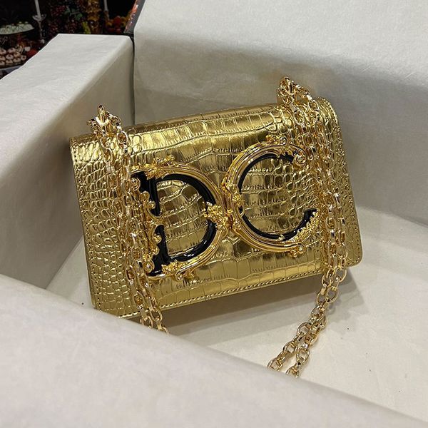 

5a quality cowhide luxury chain shoulder brand designer crossbody bag flap purse womens handbag fashion retro lady party clutch noble grace