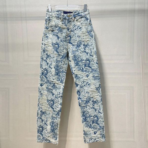 

2023 designer womens jeans female retro designer jeans womens jacket jacket female Milan runway designer dress casual long-sleeved top clothing suit L1, Multi