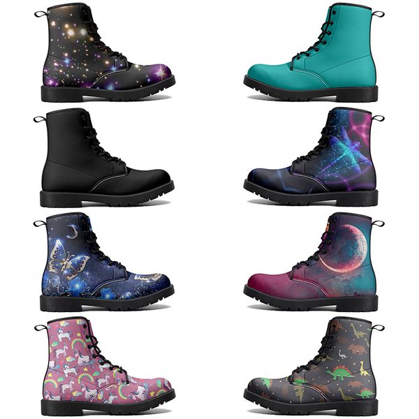 

DIY Classic Martin Boots Non-slip autumn winter man women trend Versatile cool Elevated Casual Customized Boots 72568