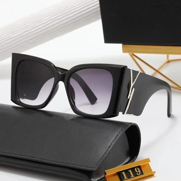 

luxury sunglasses designer women sunglasses glasses uv protection fashion sunglass letter casual eyeglasses goggle beach sun glasses fashion, White;black
