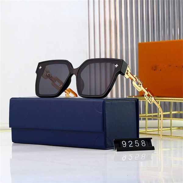 

designer sunglasses 2023 new women's framed sunglasses dark glasses net red fashion shading large frame uv resistant, White;black