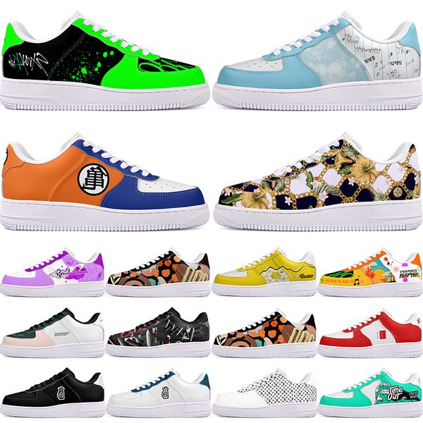 

DIY shoes winter beautiful lovely autumn mens Leisure shoes one for men women platform casual sneakers Classic cartoon graffiti trainers comfortable sports 86492