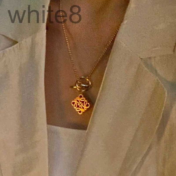 

pendant necklaces designerdesigner coker cain l-letter pendants 18k gold plated brass copper fasion womens necklace wedding jewelry accessor, Silver
