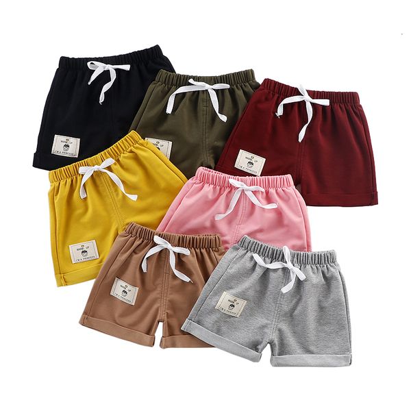 

shorts 12m to 5t born baby for boy casual solid kids pants s summer thin clothes 230331, Black