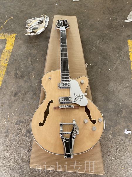 

ebony wood fingerboard howllow body guitar