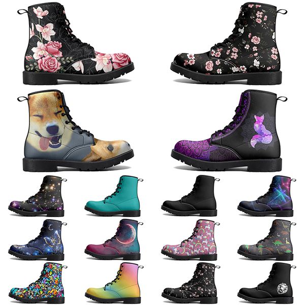 

DIY Classic Martin Boots Non-slip autumn winter man women hight cut trend Versatile warm Elevated Casual Customized Boots 70639