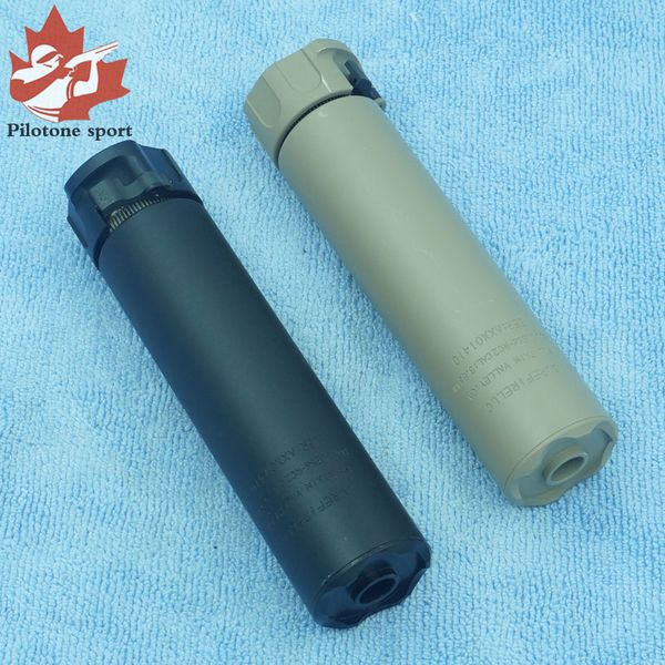 

yygun bd556 quick release/lock flashhidden airsoft silencer with steel flasher 1/2x28 tip thread 135mm/165mm hidden sf suppressor accessorie