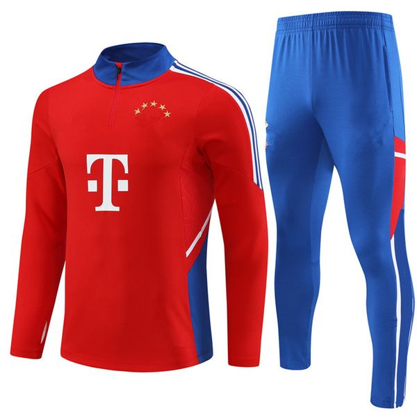 

2023 new tracksuit men kids long sleeve jacket survetement 22/23 sane gnabry muller kimmich football soccer munich training suit sportswear, Black
