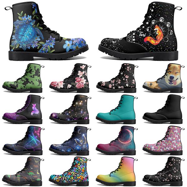 

DIY Classic Martin Boots Non-slip autumn winter man women trend Versatile warm Elevated Casual Customized Boots 73083