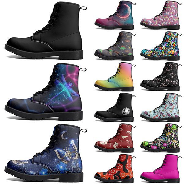 

DIY Classic Martin Boots Non-slip autumn winter man women hight cut trend Versatile fashion warm Elevated Casual Customized Boots 68510