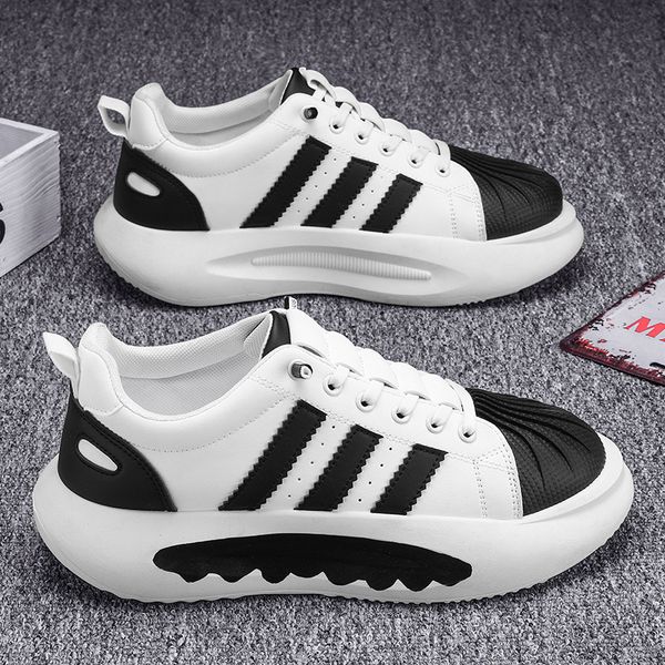 

2023 men women running shoes shell toe white green black brown mens trainers outdoor sneakers size 39-44 color53