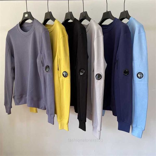 

men's hoodies sweatshirts cp mens jacket brand casual long sleeve jumpers designer company sweatshirt luxury hood round o-neck pullover, Black