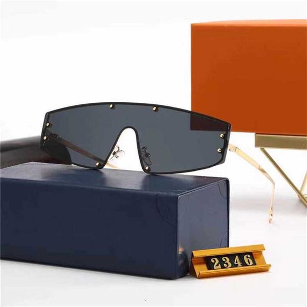 

2023 new women's trend sunglasses metal star sunglasses 2346, White;black