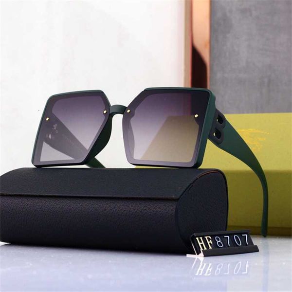 

2023 new sunglasses lady polarizer box body voice live flat glasses tiktok., White;black