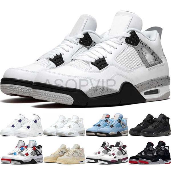 

mens 4 4s high sneakers basketball shoes cement customize red metallic black cat bred womens outdoor sports sneaker trainers