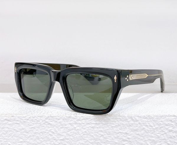 

fashion vintage designer mens women sunglasses retro square high grade thick plate glasses outdoor avant-garde trend style anti-ultraviolet, White;black