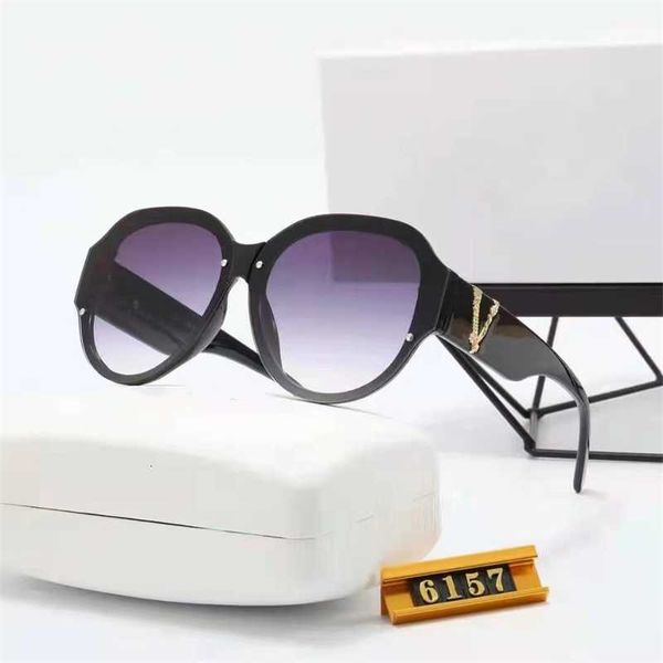 

designer sunglasses overseas 2023 new sunglasses women's street travel fashion glasses 6157, White;black