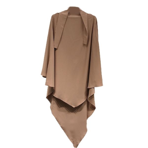 

ethnic clothing islamic prayer hijab khimar muslim women niqab ramadan overhead solid color 230331, Red