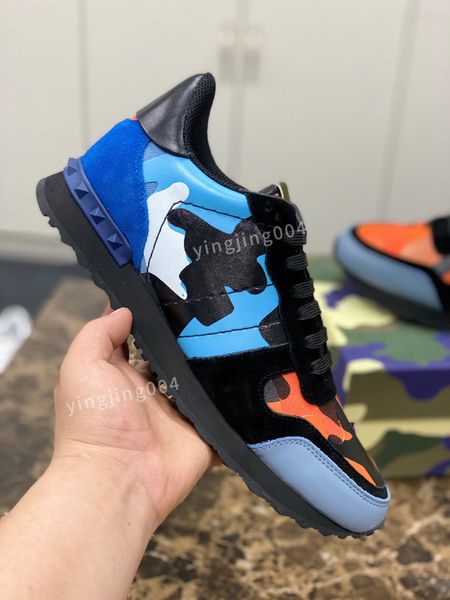 

new r fashion boots designer shoes real leather handmade gradient sneakers men shoe, Black