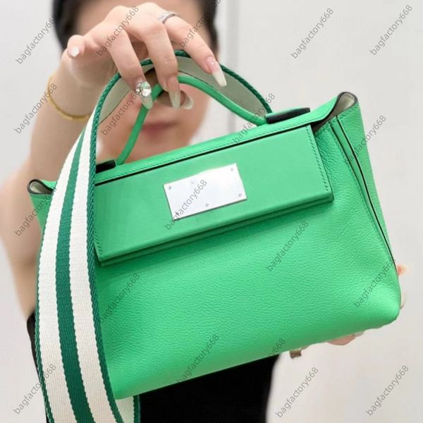 

10A Luxury Tote Designer Bag classic flap bag mirror quality bags 24 24 mini crossbody bag handmade handbag origina genuiner leather evecolor Swift with gift box