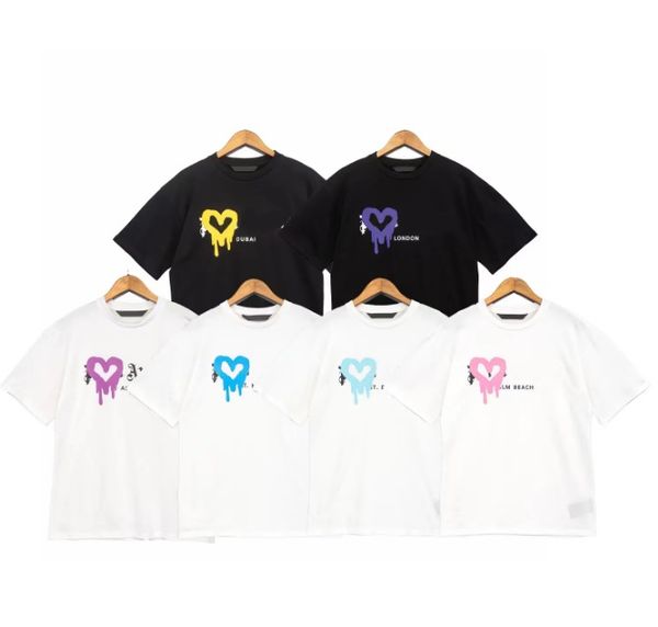 

23 angel new designer t-shirt city limited letter black purple white pink yellow red lesbian casual joker loose t-shirt trend s-xl, White;black