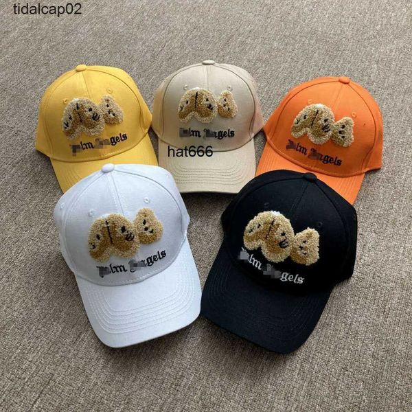

chao brand palms severed bear letter embroidered hat baseball caps korean sunshade duck tongue cap, Blue;gray