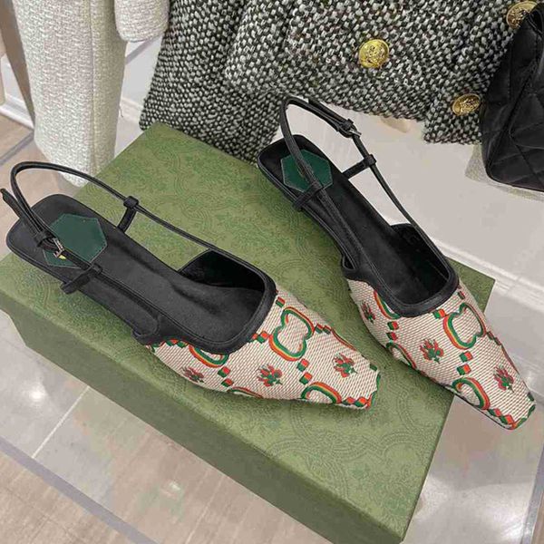 

sandals designer sling back summer like fashion women luxury rhinestone wedding sandles 2023 g, Black