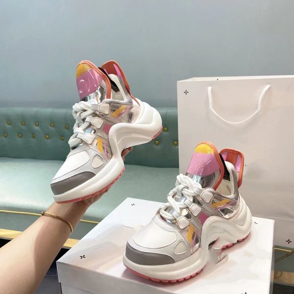 

2022 casual shoe leather trainers dress shoes sneakers comfort sneaker tpu outsole arch light walking ins men women, Black