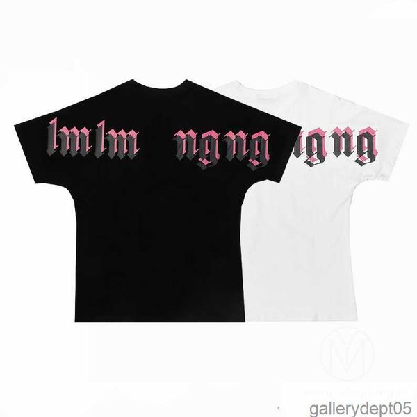 

tshirt angels summer mens womens designers t shirts palms luxurys letter cotton tshirts clothing polos short sleeve high1 quality clothes t, White;black