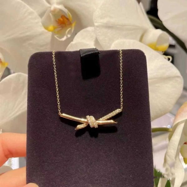 

designer tiifany necklace necklace women's 925 silver rose gold chain