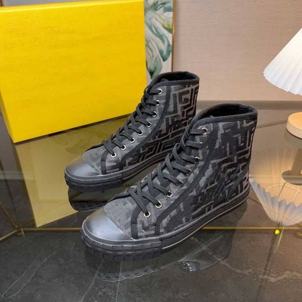 

retro men's shoes casual shoes cloth sail shoes flat embossed leather shoes fashion high-men's shoes sneakers rubber outsole sneak, Black