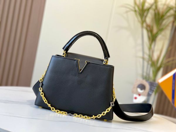 

designer shoulder bags women capucines bb tote crossbody bag aurillon leather handbags woman mid size luxury purses handbag 27cm