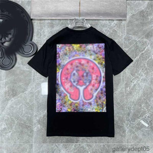 

luxury classics mens t shirts fashion designers brand crew neck short sleeves tees ch men women t-shirts sweater casual horseshoe sanskrit, White;black