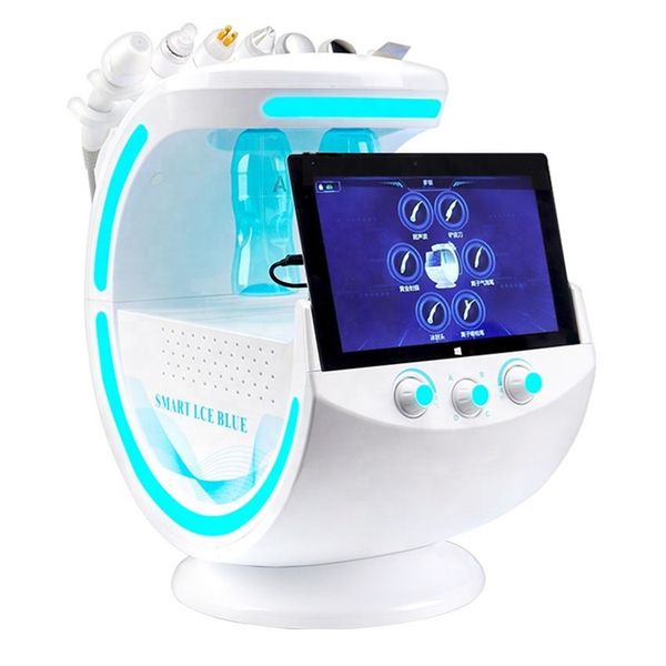 

2023 smart ice blue with skin analyzer hydra cleaning facial care machine