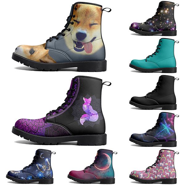 

DIY Classic Martin Boots Non-slip autumn winter man women Versatile fashion warm Fashion Versatile Elevated Casual Customized Boots 66220